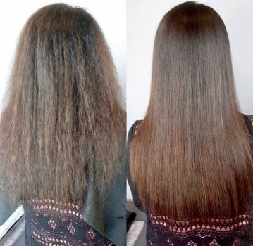 Frizzy hair outlet smoothening